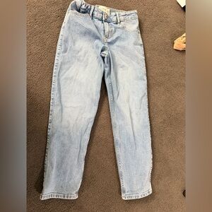 Abercrombie Mid-rise Boyfriend Light Blue Denim Jeans